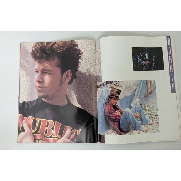Vintage New Kids On The Block NKOTB Magic Summer Tour Concert Program Book 1990 - Picture 5 of 9
